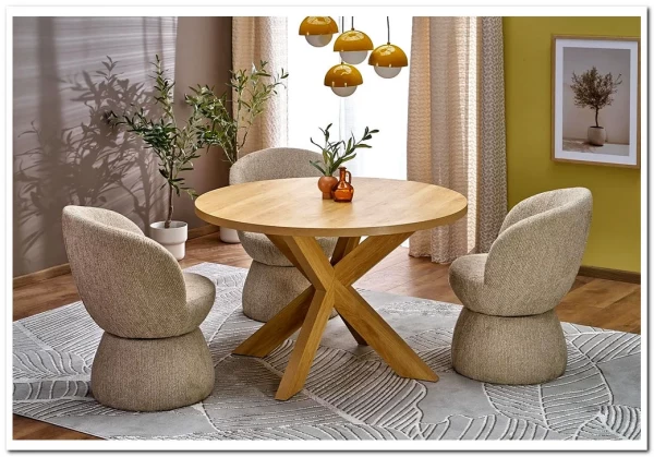 Заказать Стол обеденный Halmar MORUS 105 (натуральный/натуральный) по цене 28 055 руб. в Новосибирске