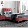Заказать Кровать SIGNAL MIRAGE VELVET 90 античный розовый / золото тк. 185 по цене 52 214 руб. в Новосибирске