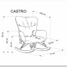 Заказать Кресло-качалка HALMAR CASTRO темно-зеленый по цене 34 792 руб. в Новосибирске