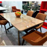 Заказать Стол EDER 160 GLOSS AMBER JADE SOLID CERAMIC / Орех, DISAUR по цене 105 100 руб. в Новосибирске