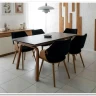 Заказать Стол обеденный Halmar LOZANO (черный мрамор/ореховый) по цене 68 406 руб. в Новосибирске