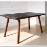 Заказать Стол обеденный Halmar LOZANO (черный мрамор/ореховый) по цене 68 406 руб. в Новосибирске