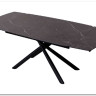 Заказать Стол RIVOLI 140 MATT BLACK MARBLE SOLID CERAMIC / BLACK по цене 67 470 руб. в Новосибирске