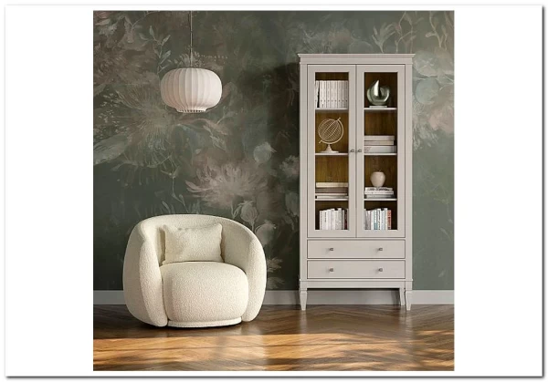 Заказать Шкаф для посуды Ольса-С 202 из массива сосны по цене 49 637 руб. в Новосибирске