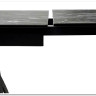 Заказать Стол PALERMO 180 TL-128 Испанская керамика черный контрастный мрамор / черный каркас, DISAUR по цене 63 750 руб. в Новосибирске