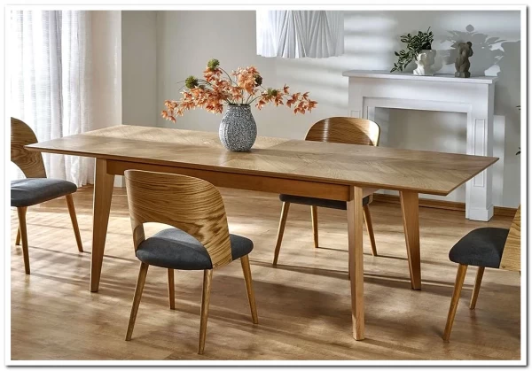 Заказать Стол обеденный Halmar EDMONDO 160 раскладной (дуб) по цене 104 586 руб. в Новосибирске