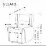 Заказать Кресло Halmar GELATO (бежевый) по цене 55 053 руб. в Новосибирске