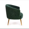 Заказать Кресло CROWN  Halmar (темно-зеленый/золотой) по цене 29 786 руб. в Новосибирске
