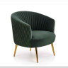 Заказать Кресло CROWN  Halmar (темно-зеленый/золотой) по цене 29 786 руб. в Новосибирске