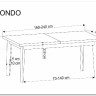 Заказать Стол обеденный Halmar EDMONDO 160 раскладной (дуб/черный) по цене 108 460 руб. в Новосибирске