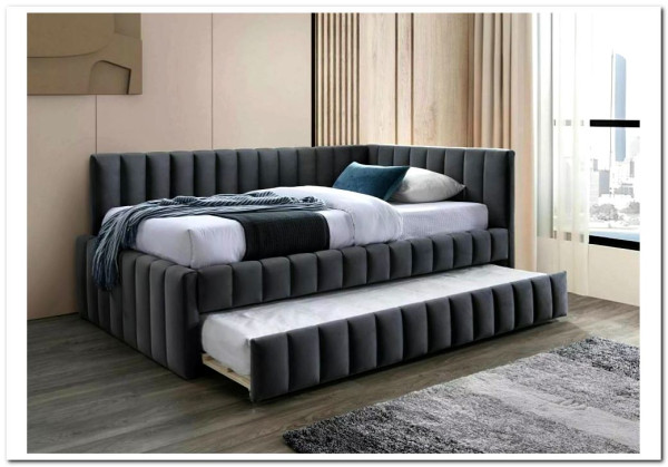 Заказать Кровать SIGNAL ALFIE Velvet Bluvel 14 темно-серый, 120/200 по цене 77 985 руб. в Новосибирске