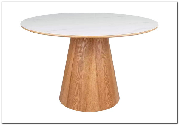 Заказать Стол обеденный Signal ANGEL Ceramic 120 (белый/дуб) по цене 70 299 руб. в Новосибирске