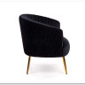 Заказать Кресло CROWN  Halmar (черный/золотой) по цене 29 786 руб. в Новосибирске