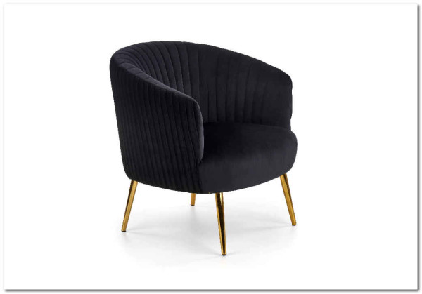 Заказать Кресло CROWN  Halmar (черный/золотой) по цене 29 786 руб. в Новосибирске