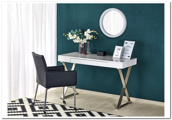 Заказать Стол компьютерный Halmar B-31 (белый/хром) по цене 37 613 руб. в Новосибирске