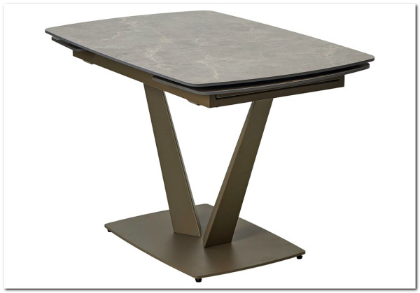 Заказать Стол ALATRI 120 MATT LATTE STONE SOLID CERAMIC / TAUPE, DISAUR по цене 75 200 руб. в Новосибирске
