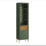 Заказать Витрина Siena REG1W1D1S дымчатый зеленый/дуб вотан BRW по цене 25 090 руб. в Новосибирске