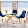Заказать Стул кухонный Signal CHIC Velvet Bluvel 52 (античный розовый/золотой) по цене 10 726 руб. в Новосибирске