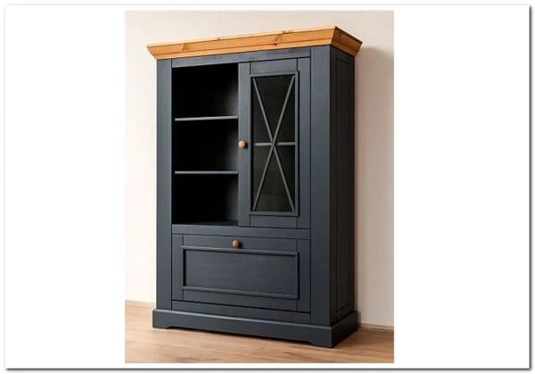 Заказать Комод Форест Графит 2 двери и полки по цене 39 975 руб. в Новосибирске