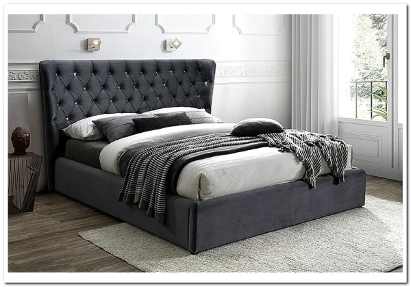 Заказать Кровать Signal CARVEN VELVET BLUVEL 14 (серый) 160/200 по цене 88 969 руб. в Новосибирске