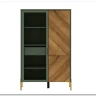 Заказать Витрина Siena REG1W1D/140 дымчатый зеленый/дуб вотан BRW по цене 29 450 руб. в Новосибирске