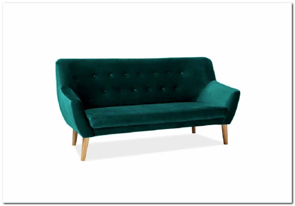 Заказать Диван Signal NORDIC 3 Velvet Bluvel 78 зеленый по цене 67 577 руб. в Новосибирске