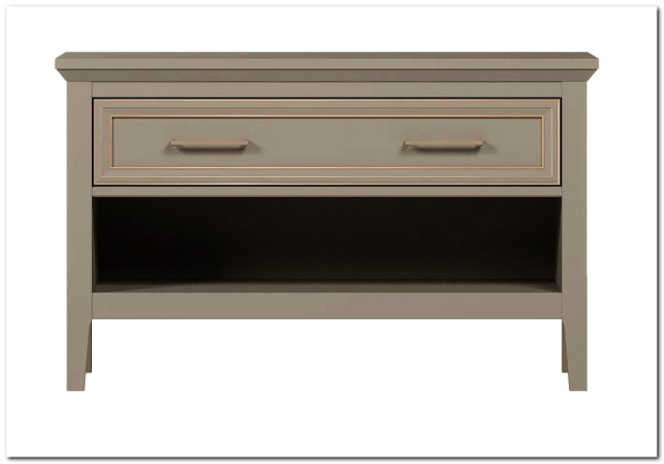 Заказать Тумба для обуви Classic KOM1S/95 глиняный серый BRW по цене 17 700 руб. в Новосибирске