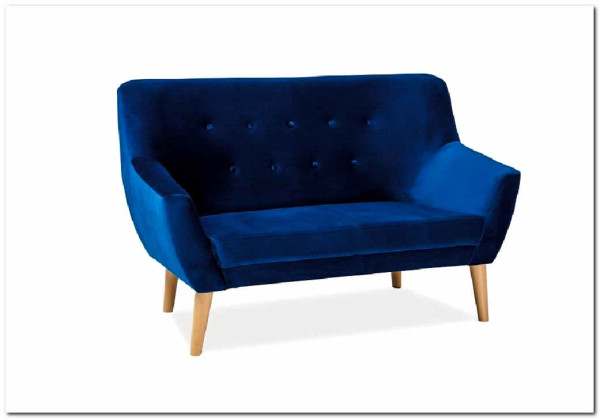 Заказать Диван Signal NORDIC 2 Velvet Bluvel 86 синий по цене 54 053 руб. в Новосибирске