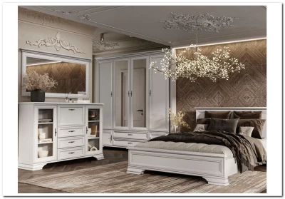 Мебель для спальни Кентаки БРВ белая