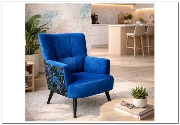 Заказать Кресло Halmar PAGONI (темно-синий/черный) по цене 43 019 руб. в Новосибирске