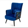 Заказать Кресло Halmar PAGONI (темно-синий/черный) по цене 43 019 руб. в Новосибирске