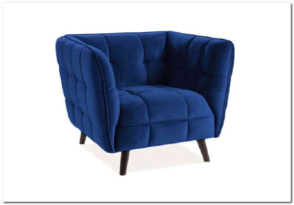 Заказать Кресло CASTELLO 1 Velvet Bluvel 86  Signal (темно-синий) по цене 64 889 руб. в Новосибирске Заказать Кресло CASTELLO 1 Velvet Bluvel 86  Signal (темно-синий) по цене 64 889 руб. в Новосибирске