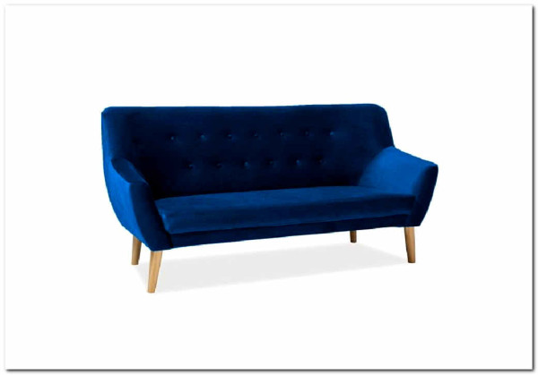 Заказать Диван Signal NORDIC 3 Velvet Bluvel 86 синий по цене 67 577 руб. в Новосибирске
