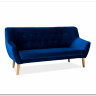 Заказать Диван Signal NORDIC 3 Velvet Bluvel 86 синий по цене 67 577 руб. в Новосибирске