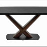 Заказать Стол BLANCO 160 MATT BLACK MARBLE SOLID CERAMIC / Орех, DISAUR по цене 102 000 руб. в Новосибирске