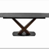 Заказать Стол BLANCO 160 MATT BLACK MARBLE SOLID CERAMIC / Орех, DISAUR по цене 102 000 руб. в Новосибирске