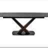 Заказать Стол BLANCO 160 MATT BLACK MARBLE SOLID CERAMIC / Орех, DISAUR по цене 106 800 руб. в Новосибирске