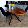 Заказать Стол обеденный Halmar LOCARNO (ореховый/черный) по цене 44 604 руб. в Новосибирске