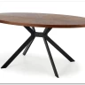 Заказать Стол обеденный Halmar LOCARNO (ореховый/черный) по цене 44 604 руб. в Новосибирске