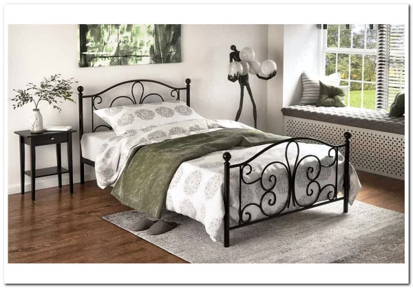 Заказать Кровать HALMAR PANAMA (черный) 120/200 по цене 26 448 руб. в Новосибирске