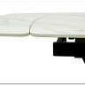 Заказать Стол ALATRI 120 MATT WHITE MARBLE SINTERED STONE / BLACK по цене 75 200 руб. в Новосибирске