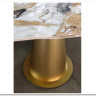 Заказать Стол TERAMO 135 GLOSS GRAND JADE SOLID CERAMIC, керамика, поворотн.механизм / Бронзовый, DISAUR по цене 63 810 руб. в Новосибирске