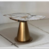 Заказать Стол TERAMO 135 GLOSS GRAND JADE SOLID CERAMIC, керамика, поворотн.механизм / Бронзовый, DISAUR по цене 63 810 руб. в Новосибирске