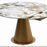 Заказать Стол TERAMO 135 GLOSS GRAND JADE SOLID CERAMIC, керамика, поворотн.механизм / Бронзовый, DISAUR по цене 63 810 руб. в Новосибирске