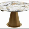 Заказать Стол TERAMO 135 GLOSS GRAND JADE SOLID CERAMIC, керамика, поворотн.механизм / Бронзовый, DISAUR по цене 63 810 руб. в Новосибирске