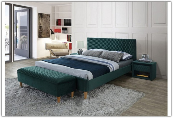 Заказать Кровать AZURRO Velvet 160/200 Signal по цене 43 612 руб. в Новосибирске