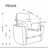 Заказать Кресло Halmar PEGAS (бежевый) по цене 65 192 руб. в Новосибирске