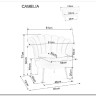 Заказать Кресло SIGNAL CAMELLIA Velvet Bluvel 14 (серый/золотой) по цене 27 417 руб. в Новосибирске