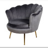 Заказать Кресло SIGNAL CAMELLIA Velvet Bluvel 14 (серый/золотой) по цене 27 417 руб. в Новосибирске