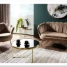 Заказать Кресло SIGNAL CAMELLIA Velvet Bluvel 14 (серый/золотой) по цене 27 417 руб. в Новосибирске